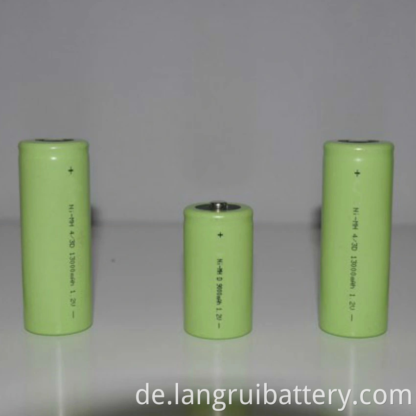 Ni-MH 1,2 V 900 mAh D Größe Batterie